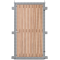 Wooden fence door